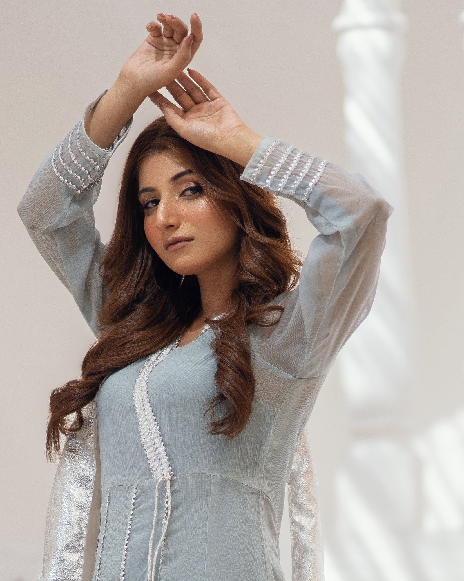 Noor-e-Sahar Pastel Blue